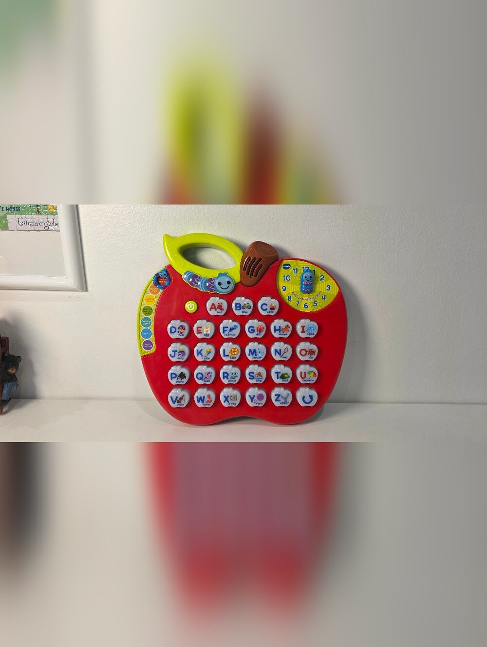 VTech Alphabet Apple ABC Learning Toy - Language Learning - Tested and Working